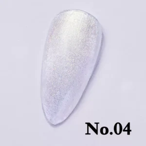 Brilliant shimmer top coat No.04 with light-reflective finish