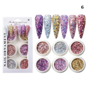 Holographic Confetti Glitter Mix for Nail Art
