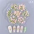 06 - Pastel Pink Blossom Set – Leaf-Included