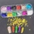 02 - Large Circle Glitter – 12 Colors