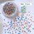 03 - Star Macaron Glitter - Orange & Blue Pop (3mm)
