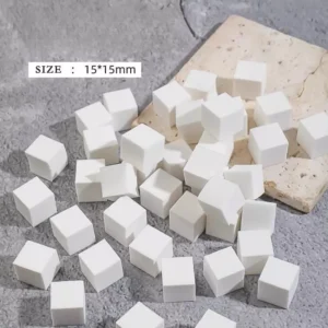 15mm nail sponge cubes on stone surface for gradient nail use
