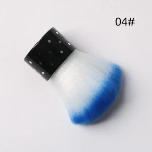 Blue-and-white gradient nail brush labeled 04#
