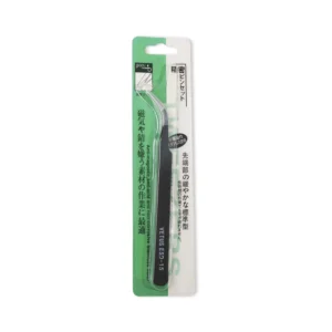 ESD-15 Curved Tweezers for Nail Decoration in blister packaging