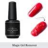 Magic Gel Remover bottle with gel polish lifting in 2–5 minutes