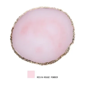 Light pink agate stone nail palette with marble effect