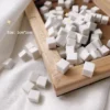 Precision nail dab in wooden tray - 1cm size, soft porous texture