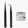 Precision Nail Tweezers with straight and curved tips for detailed nail art
